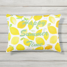 Patrón cítrico de verano amarillo blanco y texto