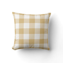 Patrón de comprobación de Gingham amarillo Otoño