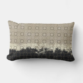 Cojín De Exterior Patrón de crema abstracta, gris y cosecha de bronc