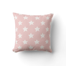 Patrón de Estrella Rosa y Blanco