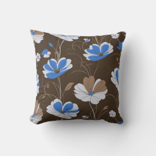 Cojín De Exterior Patrón vintage, diseño floral elegante