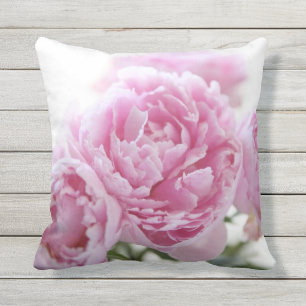 Cojín De Exterior Peonies rosados