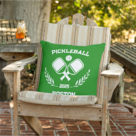 Cojín De Exterior Pickleball Boston 2025 Personalizado Green Patio