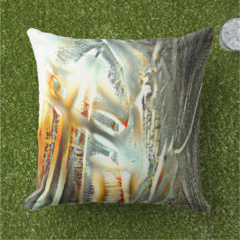 Cojín De Exterior Piezas de combustión de texturas grises a corte di