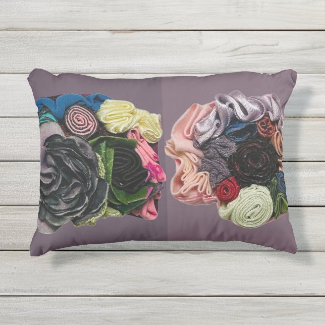 Cojín De Exterior Pilar de acento al aire libre personalizado de 16" (Anverso)