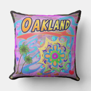 Cojín De Exterior Pilar del verdadero progreso de Oakland