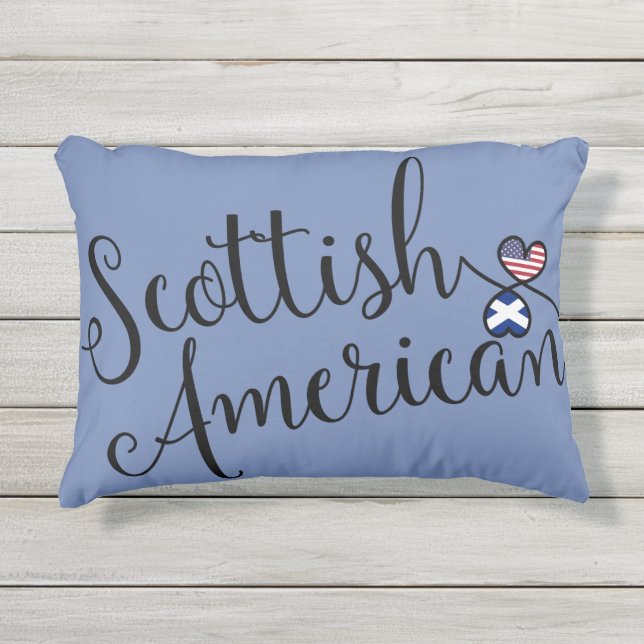 Cojín De Exterior Pillow, acento estadounidense escocés, Escocia (Anverso)