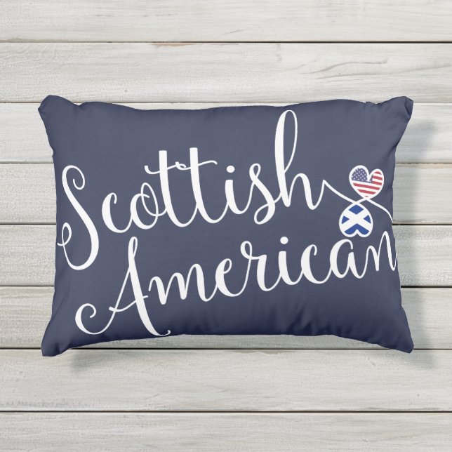 Cojín De Exterior Pillow, acento estadounidense escocés, Escocia (Anverso)