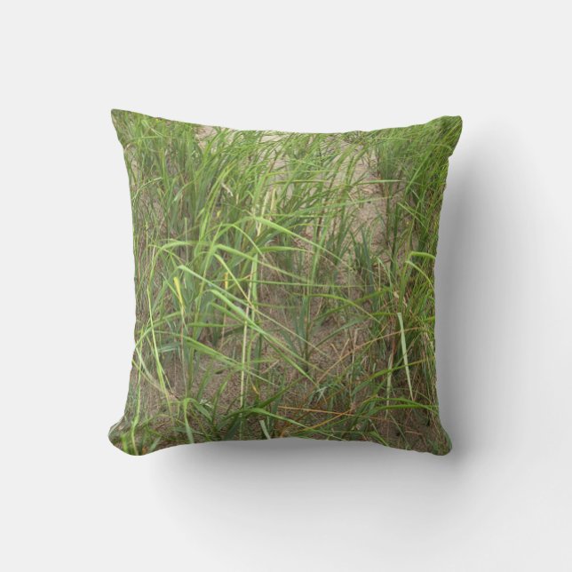 Cojín De Exterior Pillow al aire libre de Cape Cod Beach Grass (Anverso)