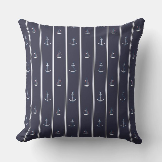 Cojín De Exterior Pillow al aire libre de Nautica (Anverso)