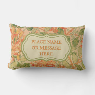 Cojín De Exterior Pillow al aire libre floral personalizada William