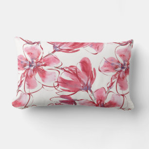 Cojín De Exterior Pillow exterior de flores rojas
