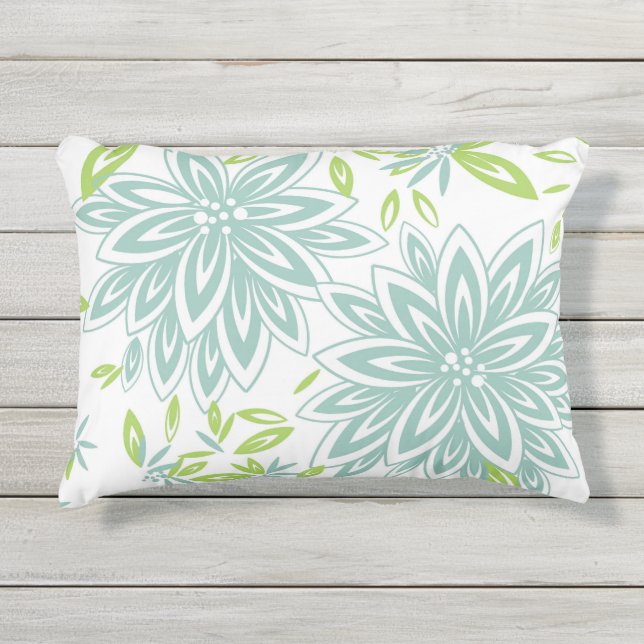COJÍN DE EXTERIOR PILLOW_PRETTY AL AIRE LIBRE ELEGANTE 415 SEAFOAM (Anverso)