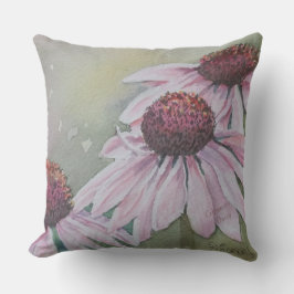 COJÍN DE EXTERIOR PINK ECHINACEA DAISY FLOWERS PATIO