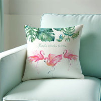 Pink Flamingo Florida Living Room Decour