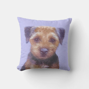 Cojín De Exterior Pintado de la frontera del territorio - Arte de pe