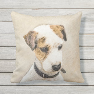 Cojín De Exterior Pintura de Parson Jack Russell Terrier - Arte de p