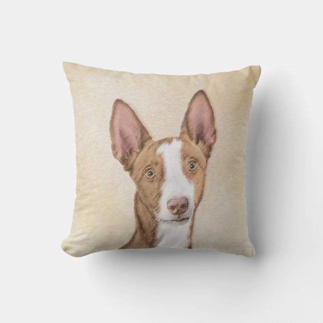 Cojín De Exterior Pintura enredadera ibicenca - Arte de perro origin (Anverso)