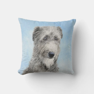 Cojín De Exterior Pintura escocesa del perro - Ar original del perro