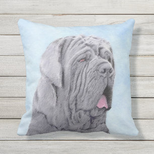 Cojín De Exterior Pintura Neopolita Mastiff - Arte Perro Original