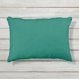 Cojín De Exterior Plain solid color elf dark green
