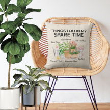 Planta Floral Acuarela Cita Divertida Jardinería