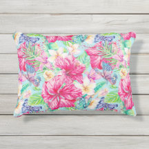 Plumeria China Hibiscus Foliage Butterflies