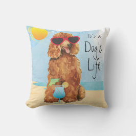 Cojín De Exterior Poodle de verano