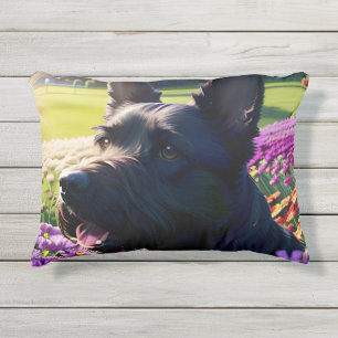 Cojín De Exterior Precioso perro terrier escocés uno