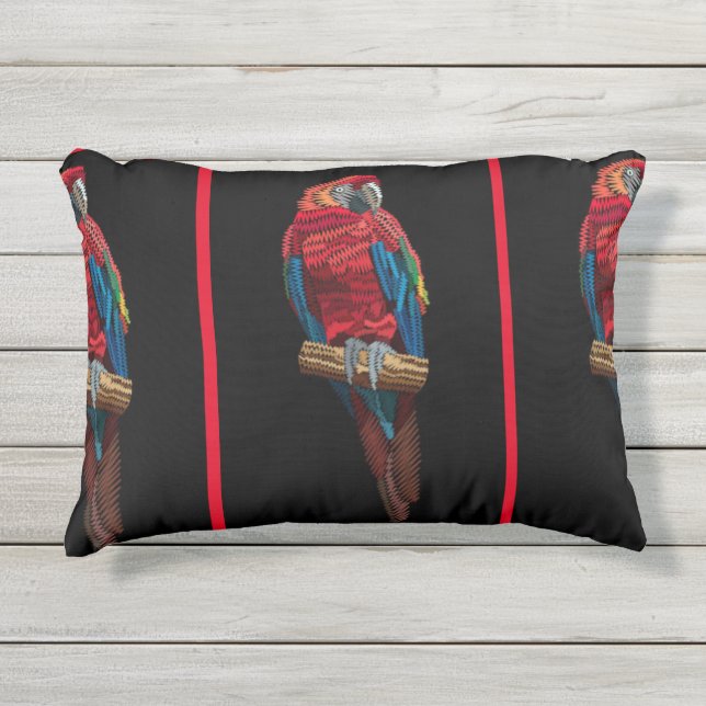 Cojín De Exterior "Psittacines-Parrot" (Anverso)