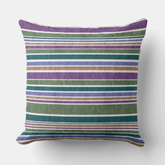 Cojín De Exterior PURPLES Y VERDES COLOR DE TIERRA TEXTURADA lanzar