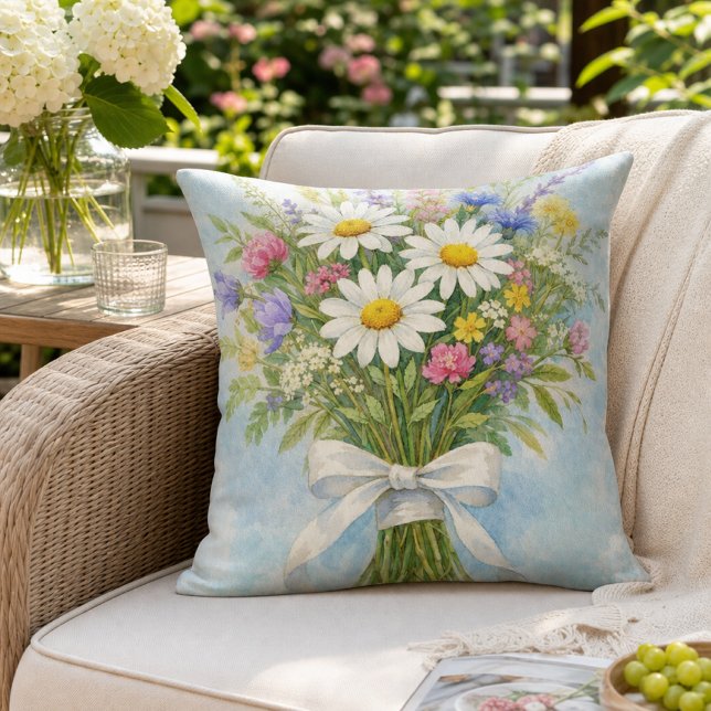 Cojín De Exterior Ramo Floral de Verano Daisy  (Subido por el creador)