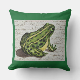 Cojín De Exterior Rana verde