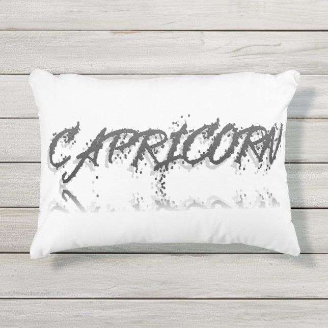 Cojín De Exterior Reflexión de Capricornio (Anverso)