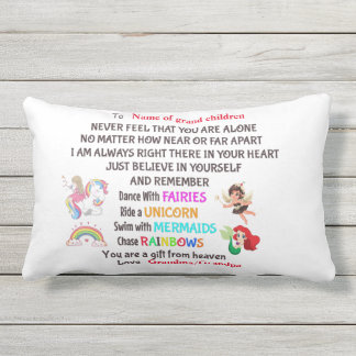 Cojín De Exterior Regalo personalizado para GrandChildren