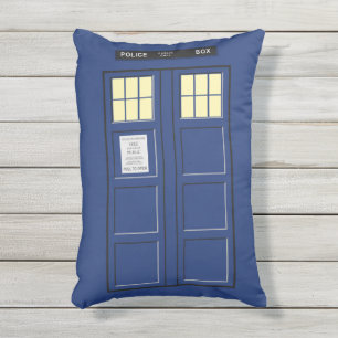 Cojín De Exterior Reino Unido - Policía Azul - Casilla 1