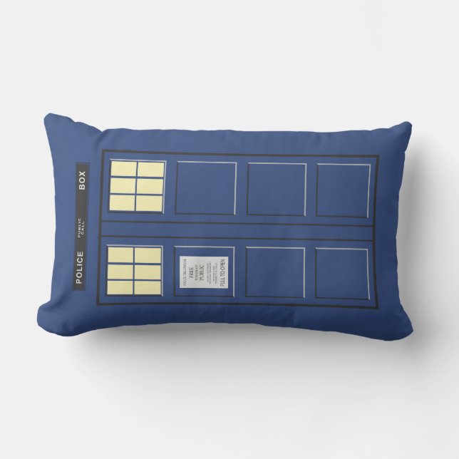 Cojín De Exterior Reino Unido - Policía Azul - Casilla 1 (Anverso)