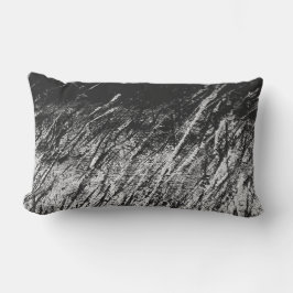 Cojín De Exterior Resumen de arte negro y blanco