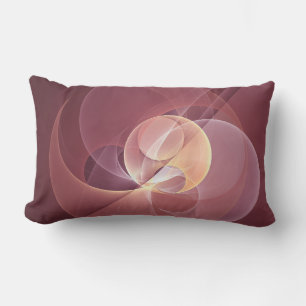 Cojín De Exterior Resumen Elegante Vino Moderno Arte Fractal Rojo