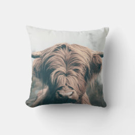 Cojín De Exterior Retrato de vaca Highland