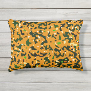 Cojín De Exterior Rústico patrón de camuflaje de camo