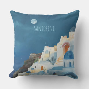 Cojín De Exterior Santorini, Medianoche en Santorini