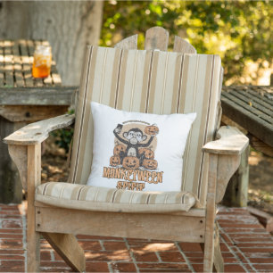 Cojín De Exterior Selfie de Monkeyween - Halloween Vintage