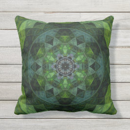 Cojín De Exterior Serie forestal| Mandala 5