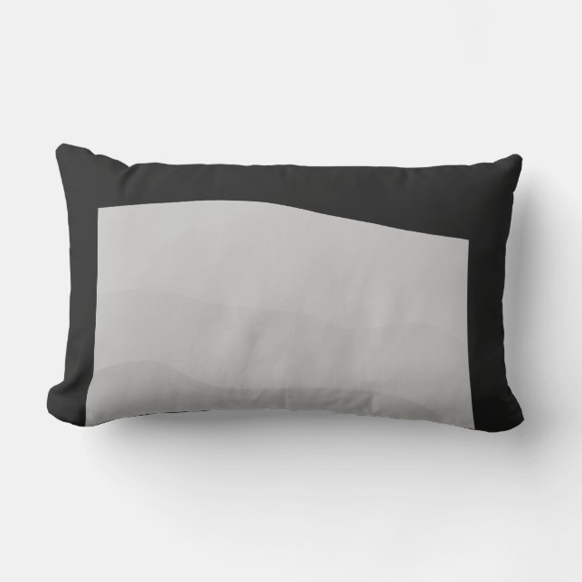 Cojín De Exterior simple personalizado BLACK mandala monograma añada (Anverso)