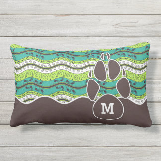 Cojín De Exterior Sit and Stay Monogrammed Dog Lover