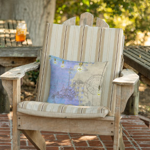 Cojín De Exterior Steampunk Mechank Edison Light Bulb Architect