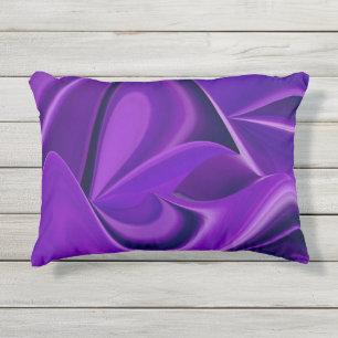 Cojín De Exterior Sueños de Arcoíris de Flor Morada
