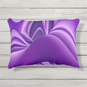 Cojín De Exterior Sueños de Arcoíris de Flor Morada