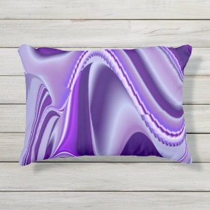 Cojín De Exterior Sueños del arcoiris de flores moradas